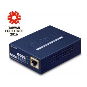 PLANET 1-Port 10/100TX PoE PD + 1-Port UTP Long Reach PoE