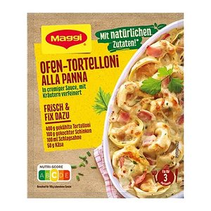 Maggi® Ofen-Tortelloni Alla Panna Sauce 18x 3 Portionen, 18 St.