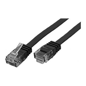 goobay RJ-45 Netzwerkkabel 1,5 m schwarz bis zu 1,00 Gbit/Sek. bis zu 250 MHz, 1 St.