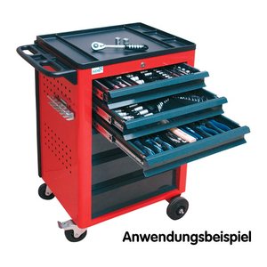 ADB Basic Werkstattwagen rot 6 Schubladen