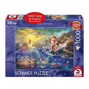 Schmidt Disney Arielle Kleine Meerjungfrau - Arielle Puzzle, 1000 Teile