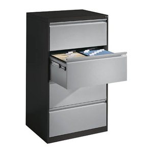 CP C 2000 Acurado Hängeregistraturschrank grau, dunkelgrau 4 Schubladen 78,7 x 59,0 x 135,7 cm, 1 St.