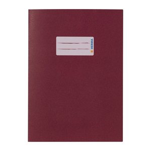 HERMA Heftumschlag glatt weinrot Papier DIN A5, 1 St.