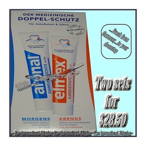 aronal elmex Set Zahnpasta 2x 75 ml