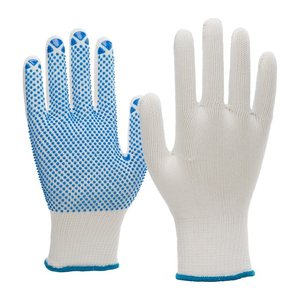 NITRAS SAFETY unisex Arbeitshandschuhe 6100 weiß Größe 9, 12 Paar