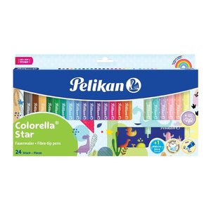 Pelikan Colorella Star C302 Filzstifte farbsortiert, 24 St.