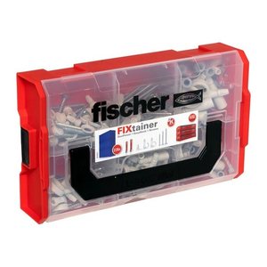 fischer FixTainer - EasyHook 2K 563578 Dübel- und Schrauben-Sortiment, 228-teilig