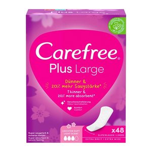 Carefree Slipeinlagen Plus Large, 48 St.
