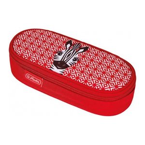herlitz Schlampermäppchen Zebra Motiv, 21,5 x 9,0 cm