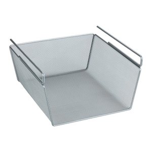 WENKO Einhängekorb M silber 28,0 x 27,5 x 15,0 cm