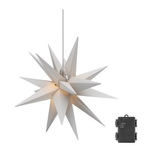 goobay 3D LED Weihnachtsstern weiß, 1 St.
