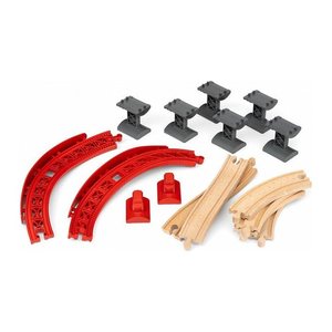 BRIO® Schienen Berg und Tal 63399500 Spielzeugeisenbahnen-Zubehör