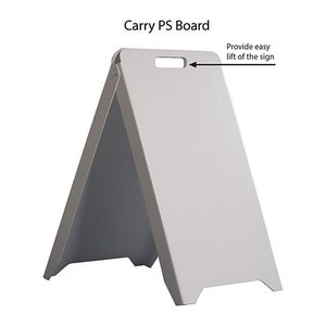 update displays Kundenstopper PS Board weiß 48,0 x 81,5 cm, 1 St.