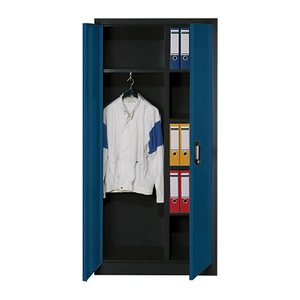 CP Stahlschrank C 2000 Acurado 9260-30 S10338 anthrazit, enzianblau 4 Fachböden 93,0 x 40,0 x 195,0 cm, aufgebaut, 1 St.