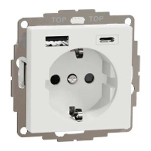MERTEN MEG2367-0325 Steckdose mit USB-Anschluss, 1 St.