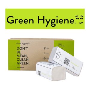 Green Hygiene® Papierhandtücher FALK Zick-Zack-Falzung 1-lagig natur, 5.000 Tücher