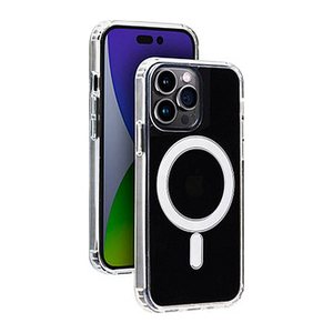 bigben Hybrid Case mit MagSafe Handy-Cover für Apple iPhone 14 Pro transparent