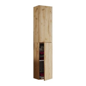 VCM my bath Bad-Hängeschrank VCB 11 915178 honig-eiche 33,0 x 22,0 x 150,0 cm