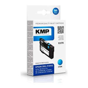 KMP E227X cyan Druckerpatrone kompatibel zu EPSON 35XL / T3592XL