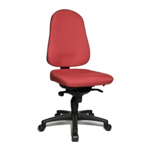 Topstar Bürostuhl Body Balance 50, BAL50T21 Stoff rot, Gestell schwarz