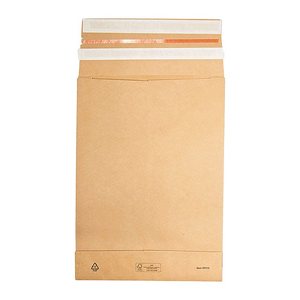 BONG Faltentaschen e-Green ca. DIN B4 ohne Fenster braun mit 5,0 cm Falte, 250 St.