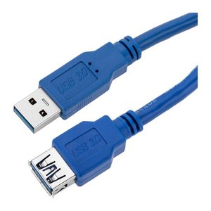 Techly USB3.0 Verlängerungskabel Stecker/Buchse TypA 0.5m bl