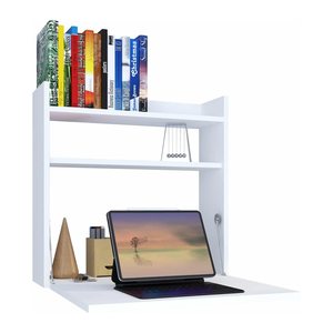 VCM my office Wandschreibtisch weiß rechteckig, hängend weiß 60,0 x 53,0 cm