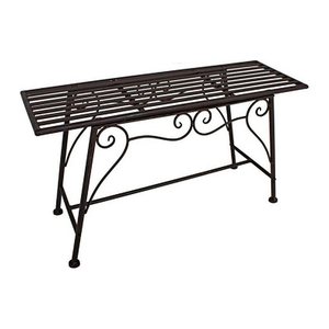 Garden Pleasure Gartenbank Lorin 950391 braun Metall 83,0 cm