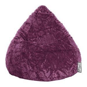 SITTING POINT Beanbag Fluffy L Sitzsack aubergine