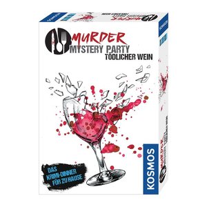 KOSMOS Murder Mystery Party Tödlicher Wein Krimmidinner für Zuhause, 1 St.