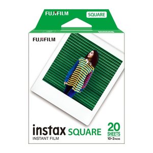 FUJIFILM INSTAX SQUARE instax SQUARE Sofortbildkamera-Film weiß, 20 St.