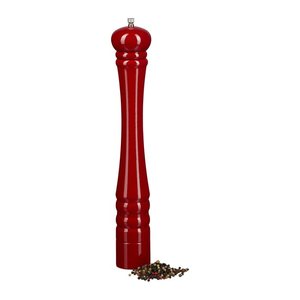 relaxdays Pfeffermühle rot Höhe: 40,0 cm, 1 St.