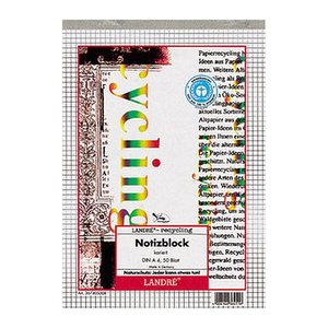 herlitz Notizblock Recycling  DIN A4 kariert, 1 St.