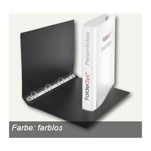 FolderSys Ringbuch 4-Ringe transparent 4,0 cm DIN A4, 1 St.