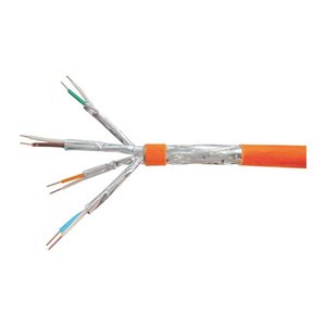 Equip Instal.Kab Cat7 Simplx S/FTP 4P23 100.00m orange LSZH