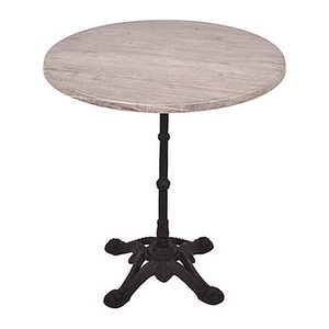 Garden Pleasure CIVETTA Bistrotisch rund Spanplatte hellbraun 70,0 x 70,0 x 74,0 cm, 1 St.