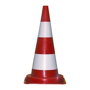 Leitkegel rot, weiß 75,0 cm, 1 St.