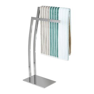 relaxdays Handtuchständer WIMEDO silber, 1 St.