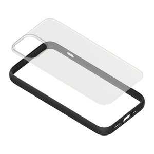 WOODCESSORIES Clear Case Handy-Cover für Apple iPhone 14 Plus transparent, schwarz
