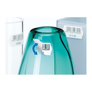HERMA Etiketten 10308 weiß 96,0 x 63,5 mm, 100 Blatt
