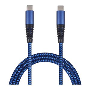 2GO USB Lade-/Datenkabel USB-C - USB-C 100cm blau