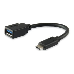 Equip Adapter USB-C->USB-A3.0 OTG Adapt.St/Bu 0.15m schwarz