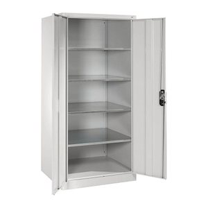 CP Stahlschrank 8924-00 S10164 lichtgrau 4 Fachböden 93,0 x 80,0 x 195,0 cm, aufgebaut, 1 St.