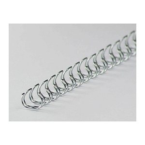 LMG Drahtbinderücken silber für 50 Blatt, 100 St.