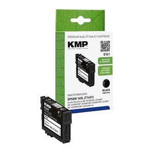 KMP E141 schwarz Druckerpatrone kompatibel zu EPSON 16XL / T1631XL
