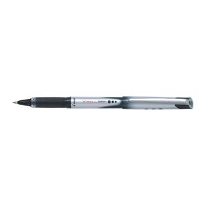 PILOT V-BALL GRIP 07 Tintenroller schwarz/silber 0,4 mm, Schreibfarbe: schwarz, 1 St.