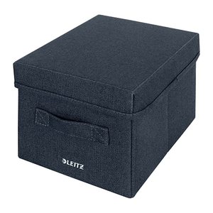LEITZ Aufbewahrungsboxen grau 19,0 x 28,5 x 16,0 cm, 2 St.