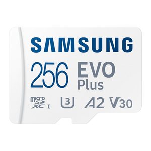 SAMSUNG Speicherkarte microSD EVO PLUS (2024), 256 GB, 1 St.