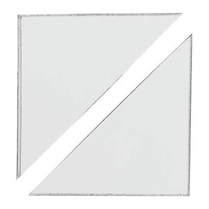 DURABLE Dreiecktaschen selbstklebend glatt 17,5 cm, 100 St.