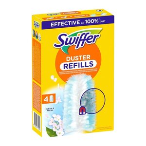 Swiffer DUSTER REFILLS Staubfangtücher Mikrofaser, 4 St.